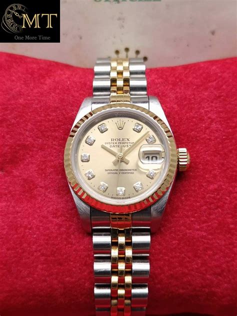 rolex 26mm datejust two tone|More.